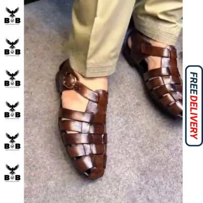 High Quality Cow Leather Handmade Strap Sandal Latest